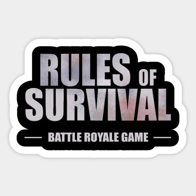 Rules of Survival Game Sticker by PurpleandOrange